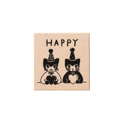 Cozyca Rubber Stamp - HAPPY [Gummistämpel]