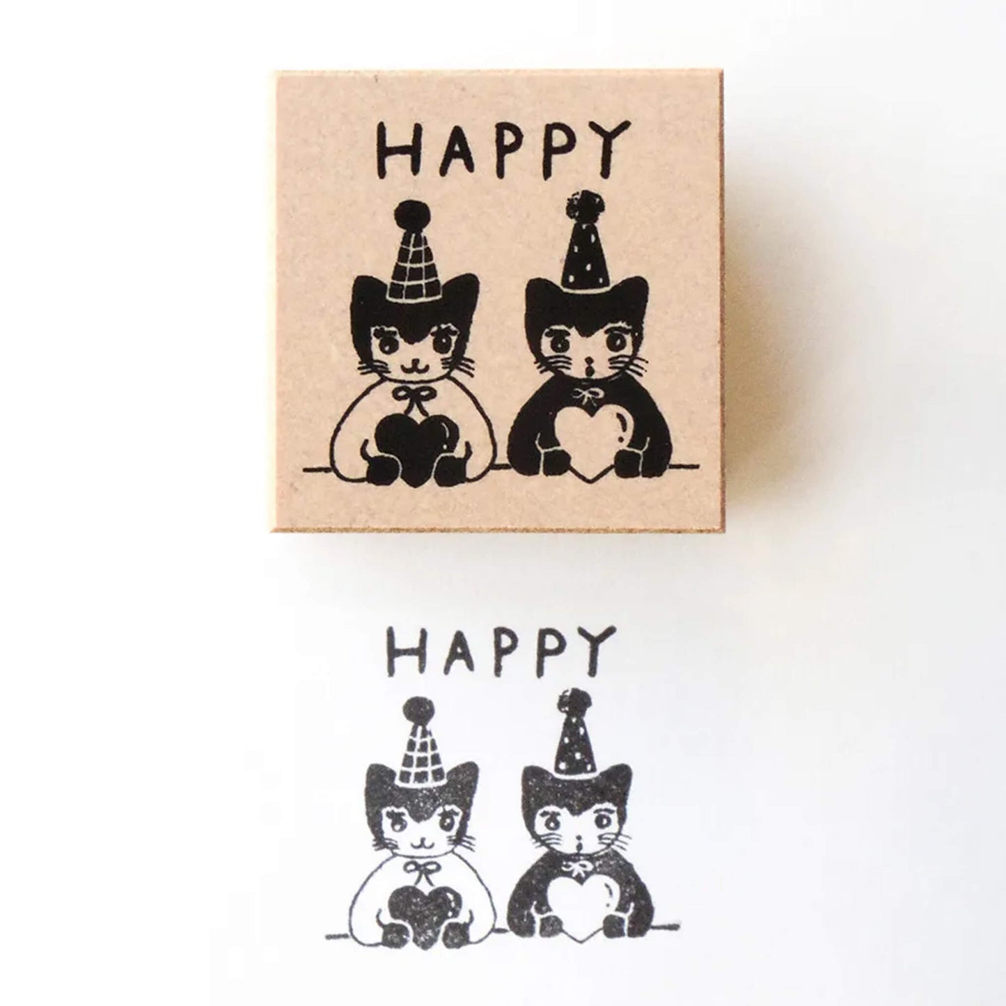 Cozyca Rubber Stamp - HAPPY [Gummistämpel]