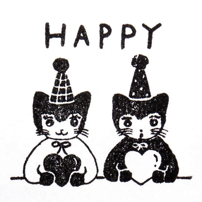 Cozyca Rubber Stamp - HAPPY [Gummistämpel]