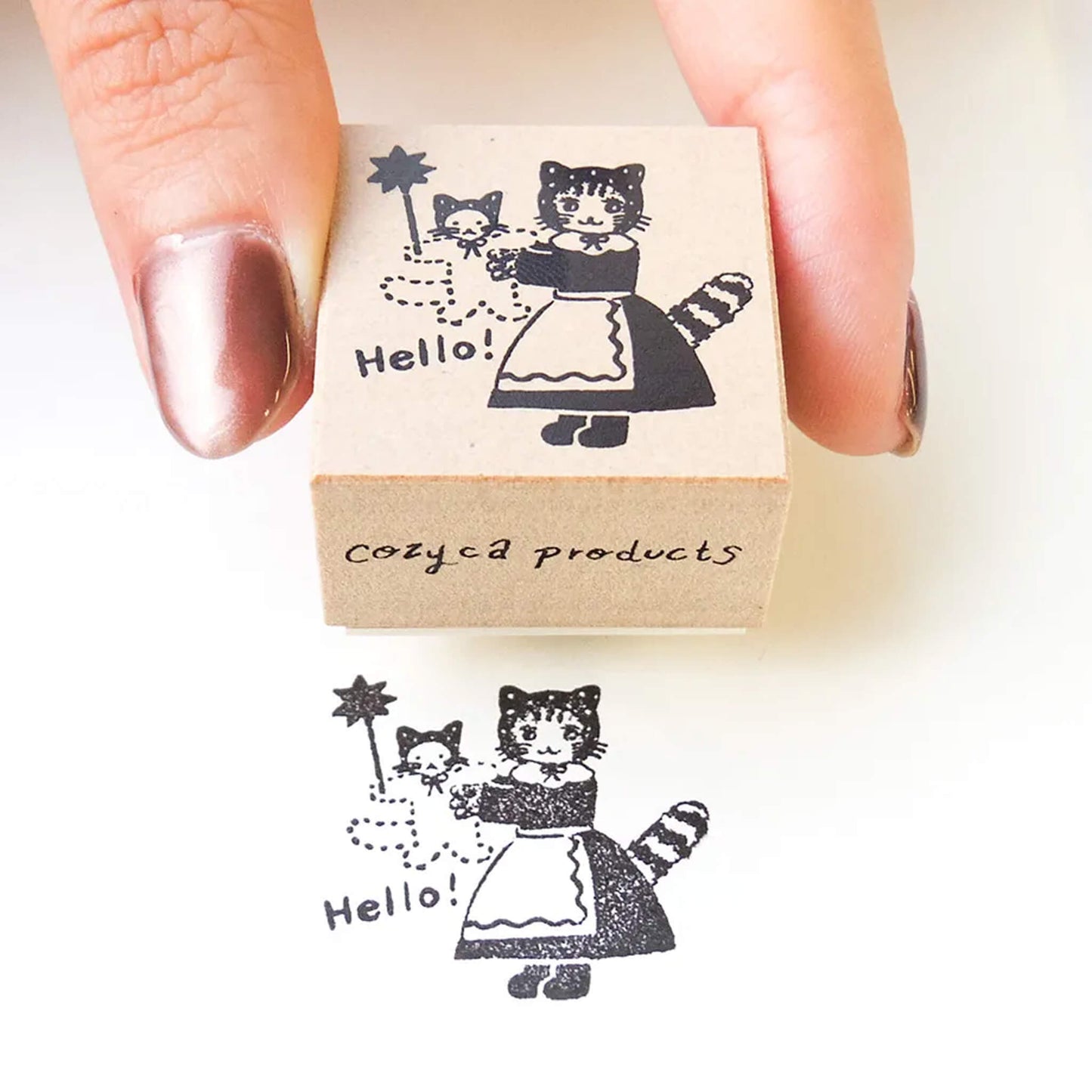 Cozyca Rubber Stamp - HELLO