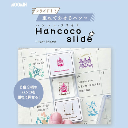Kutsuwa × Moomin Hancoco Slide Layer Stamp
