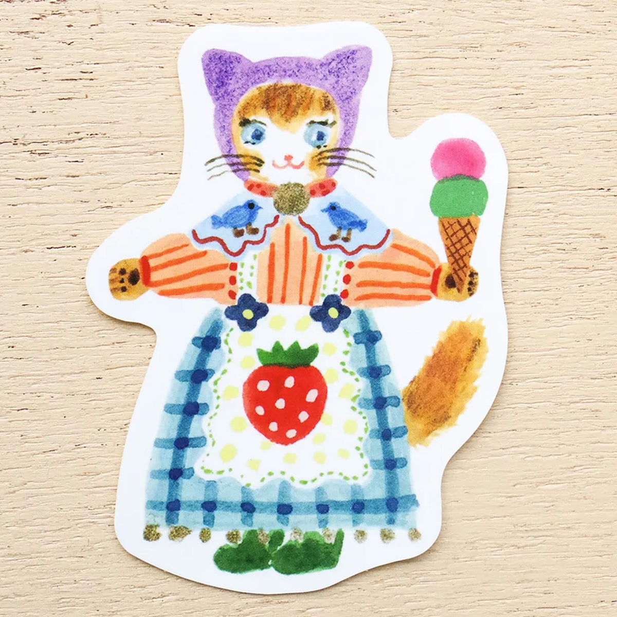 Cozyca Waterproof Sticker - Happy Scoop [Klistermärke]