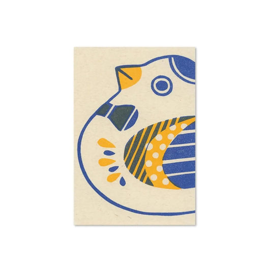 Active Corporation × Umeya / Mori Kanae Retro Printing Postcard - Hato [Vykort]
