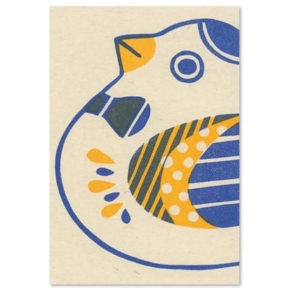 Active Corporation × Umeya / Mori Kanae Retro Printing Postcard - Hato [Vykort]