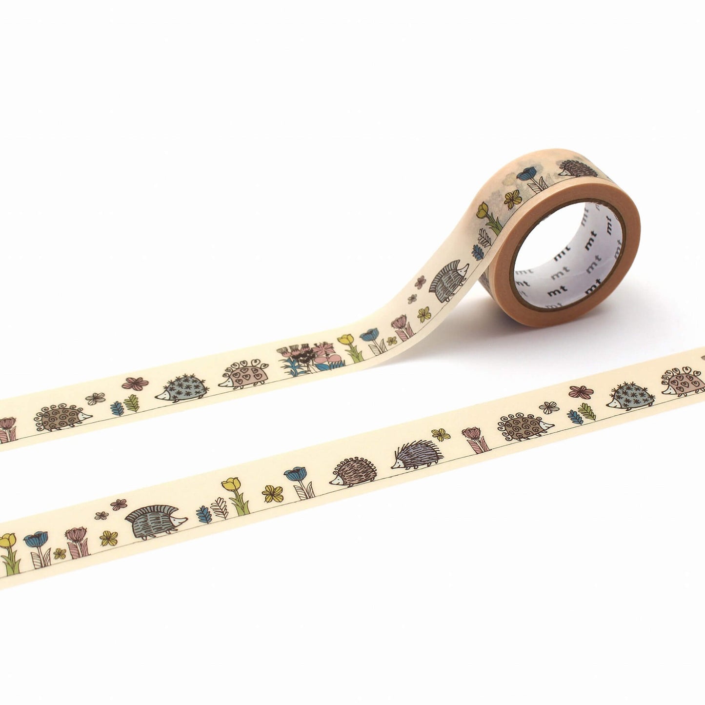 mt × Lisa Larson Washi Tape - Hedgehog Garden [15mm] [Washi Tejp]