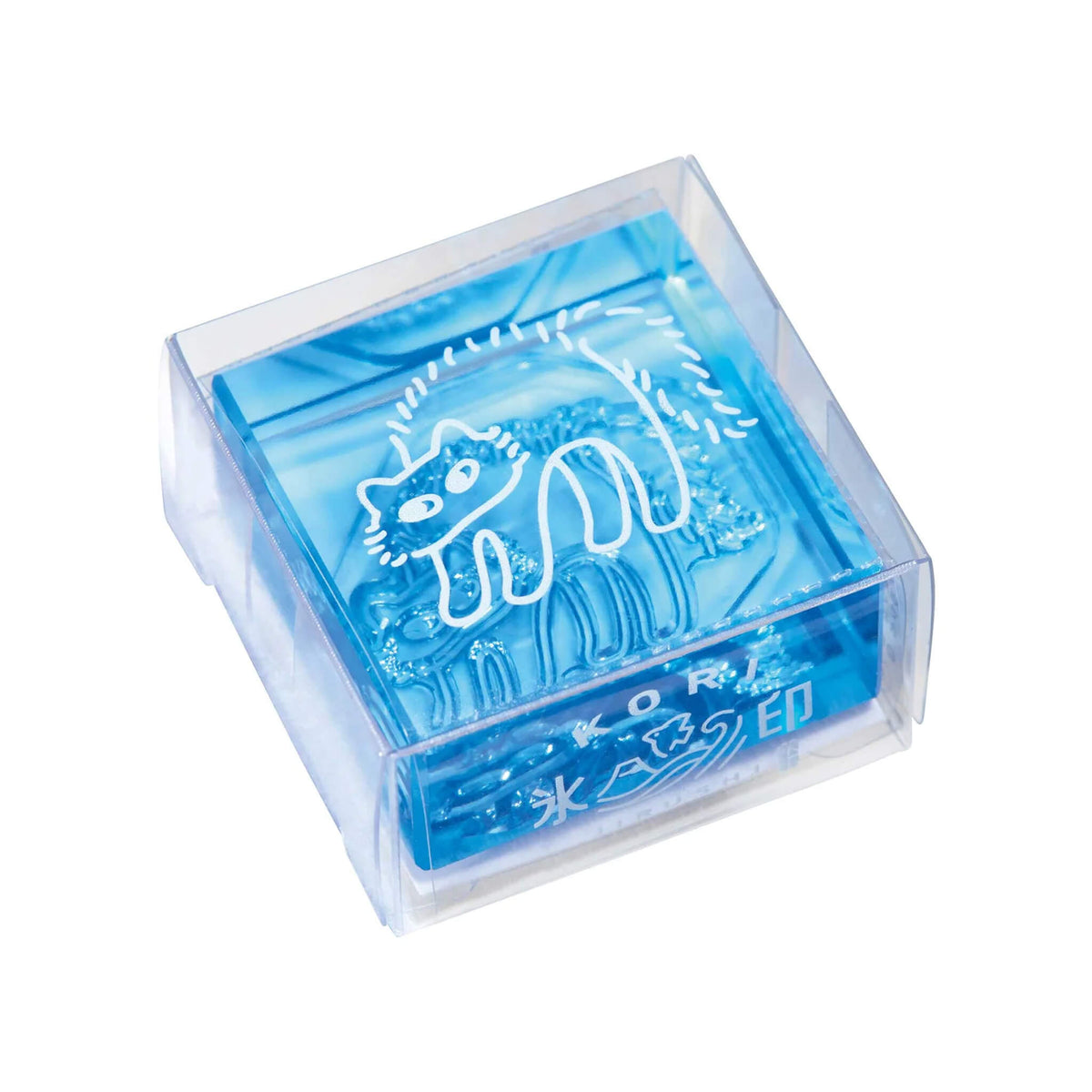 King Jim HITOTOKI Kori Jirushi Ice Cube Stamp Large - Hissing Cat