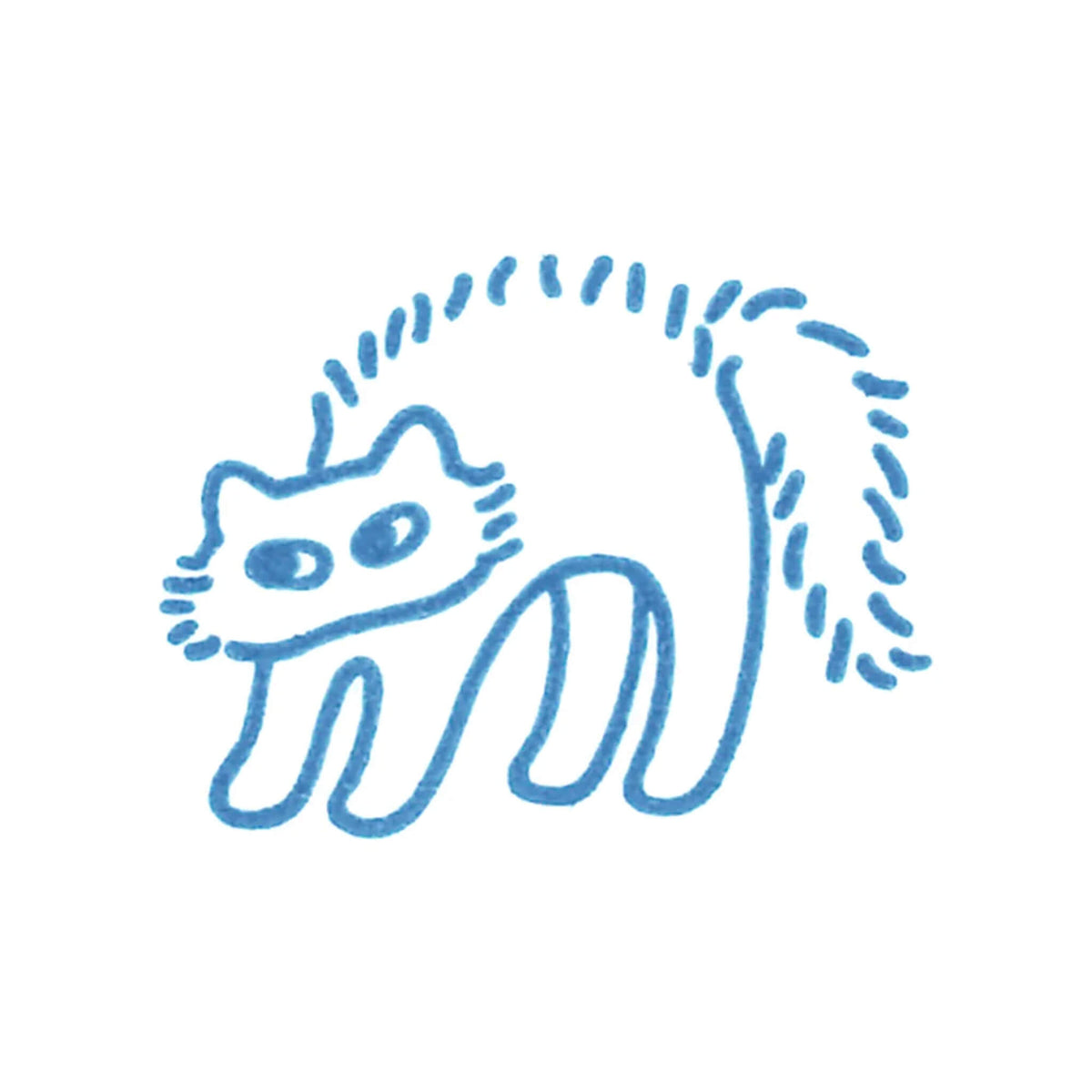 King Jim HITOTOKI Kori Jirushi Ice Cube Stamp Large - Hissing Cat