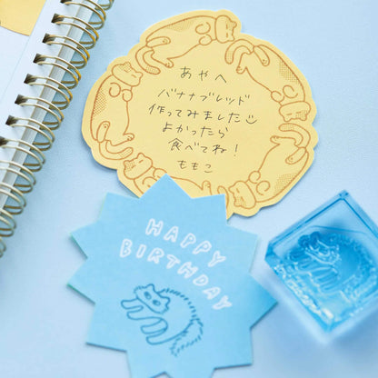 King Jim HITOTOKI Kori Jirushi Ice Cube Stamp Large - Hissing Cat