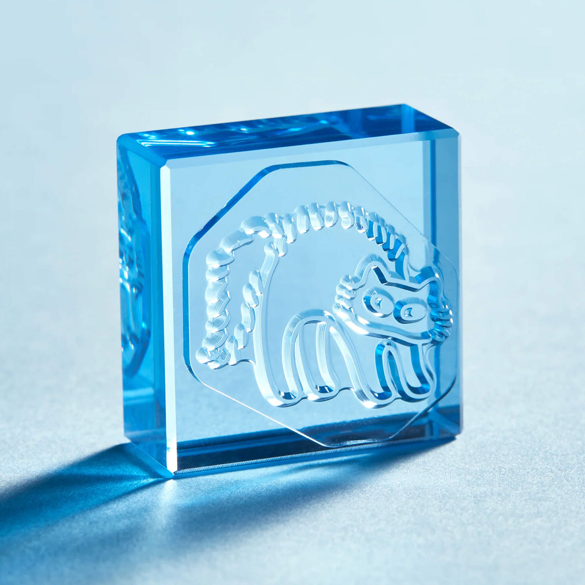 King Jim HITOTOKI Kori Jirushi Ice Cube Stamp Large - Hissing Cat