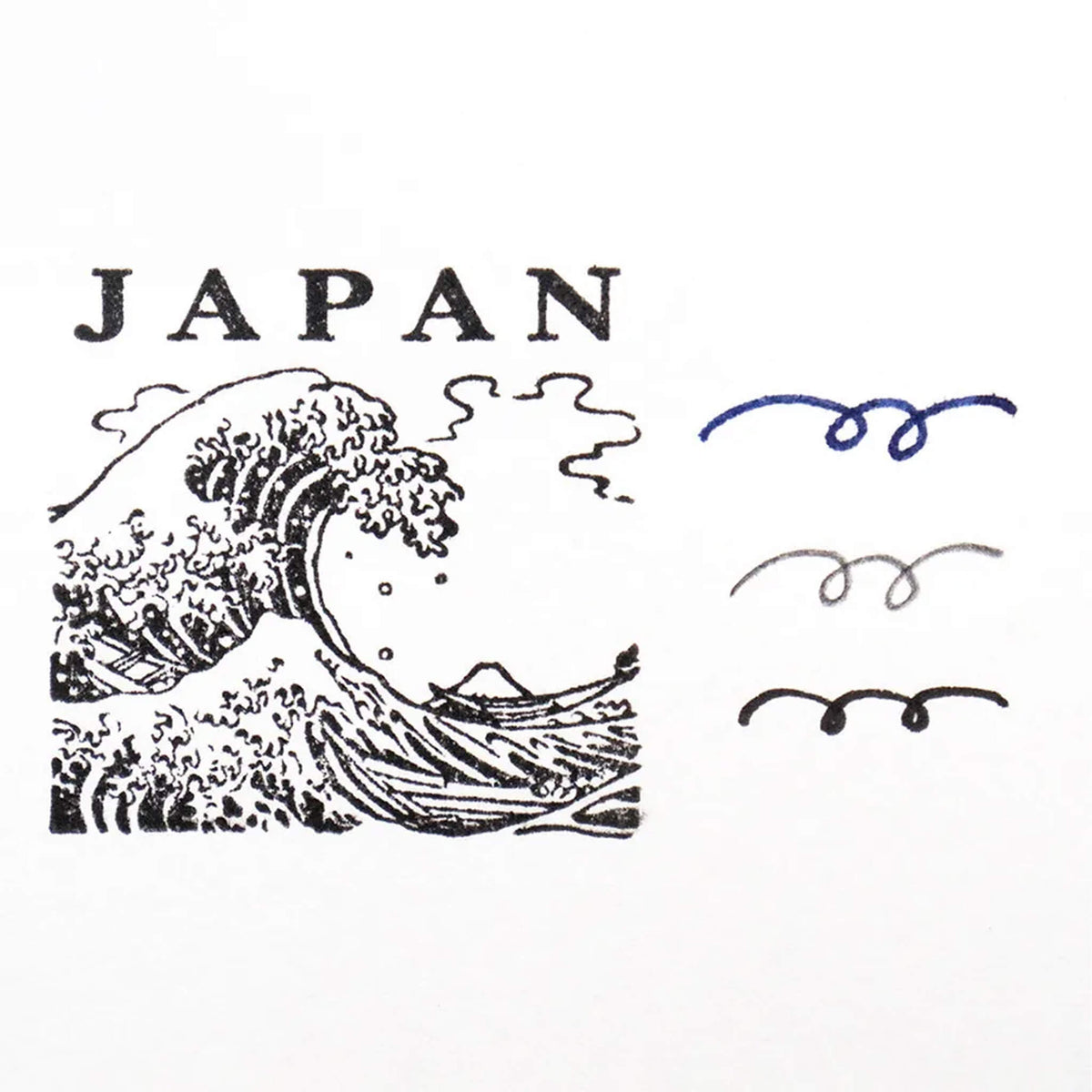 Cozyca Hyogensha Stamp Notebook A6 - Hokusai