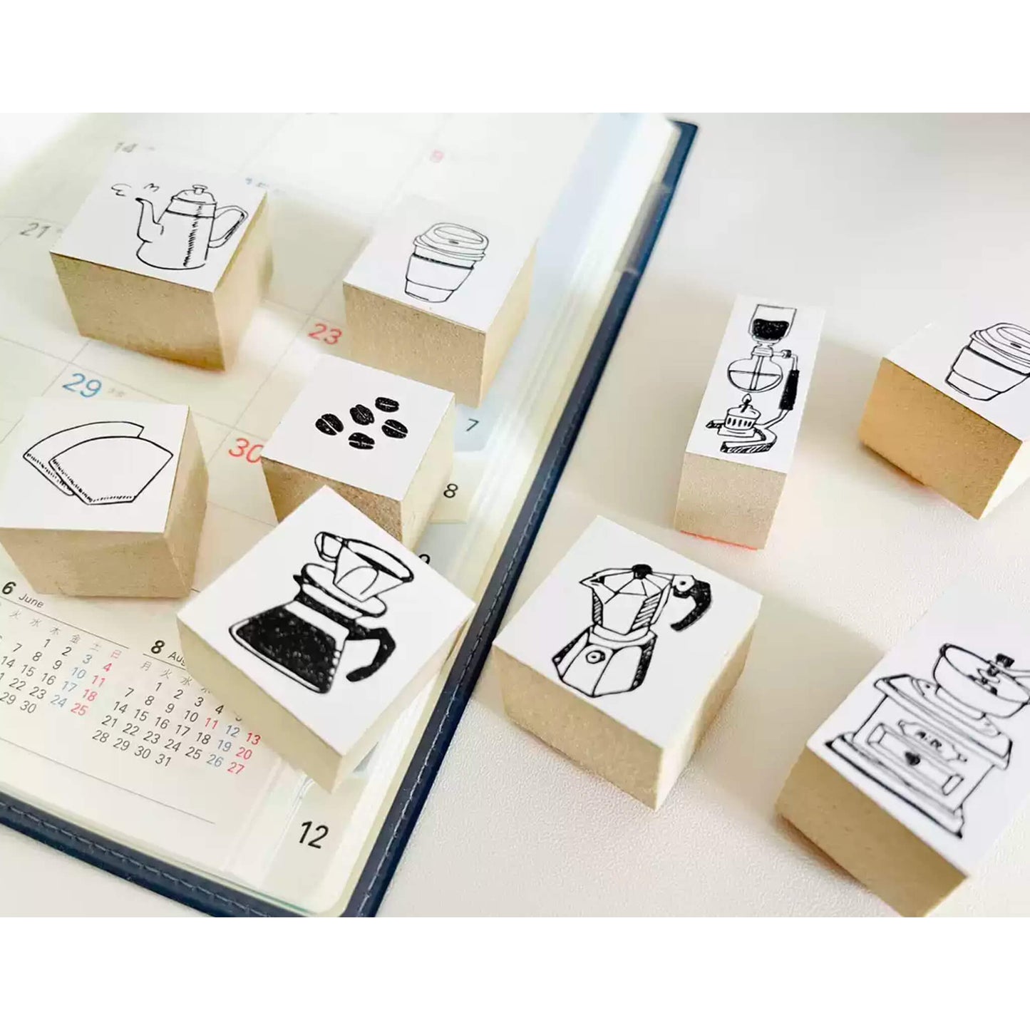 36 Sublo × Hoshino Shiho Rubber Stamps - Coffee Goods