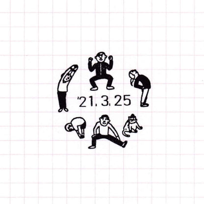 36 Sublo × Hoshino Shiho Rotating Date Stamp - Gymnastics