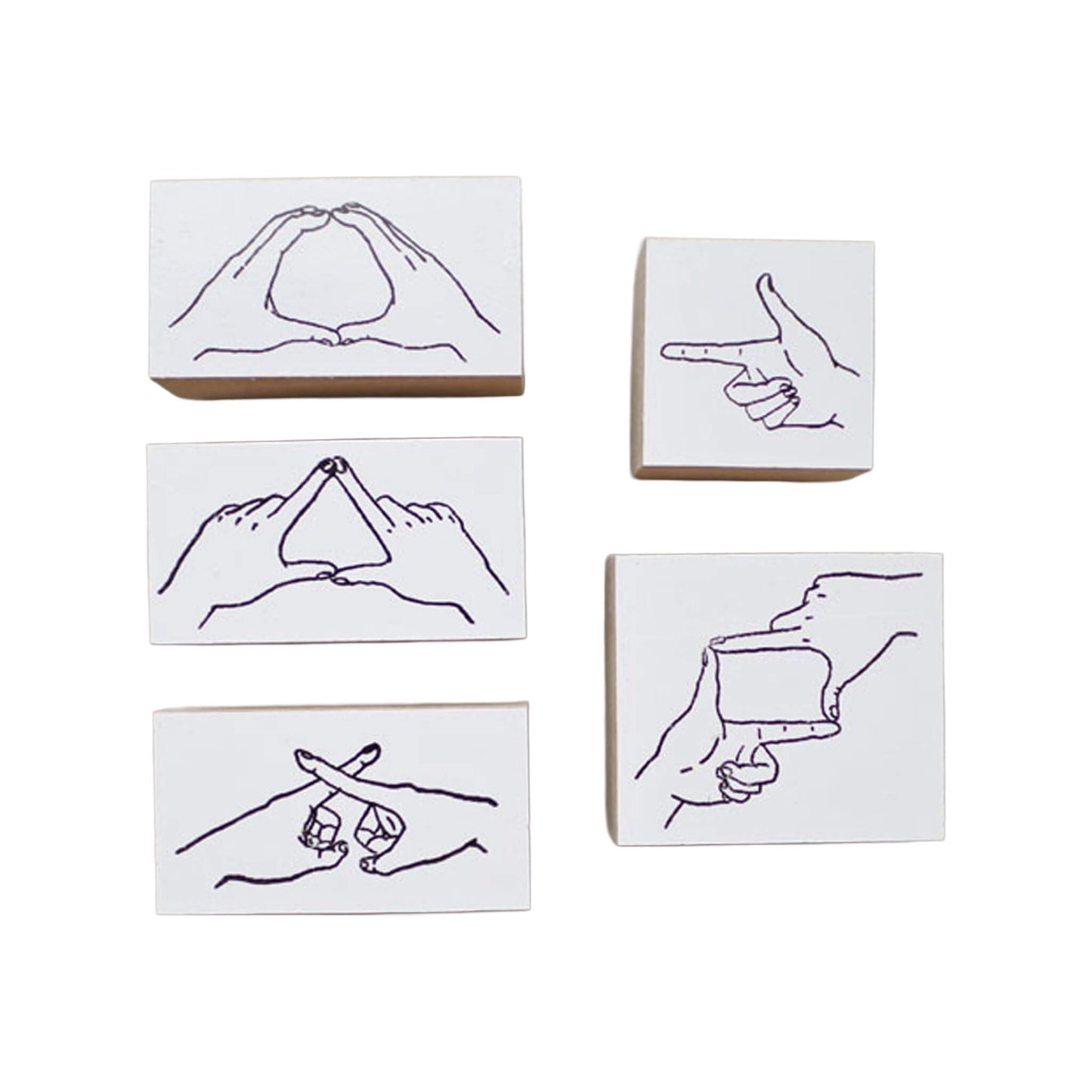 36 Sublo × Hoshino Shiho Rubber Stamps - Hand Marks