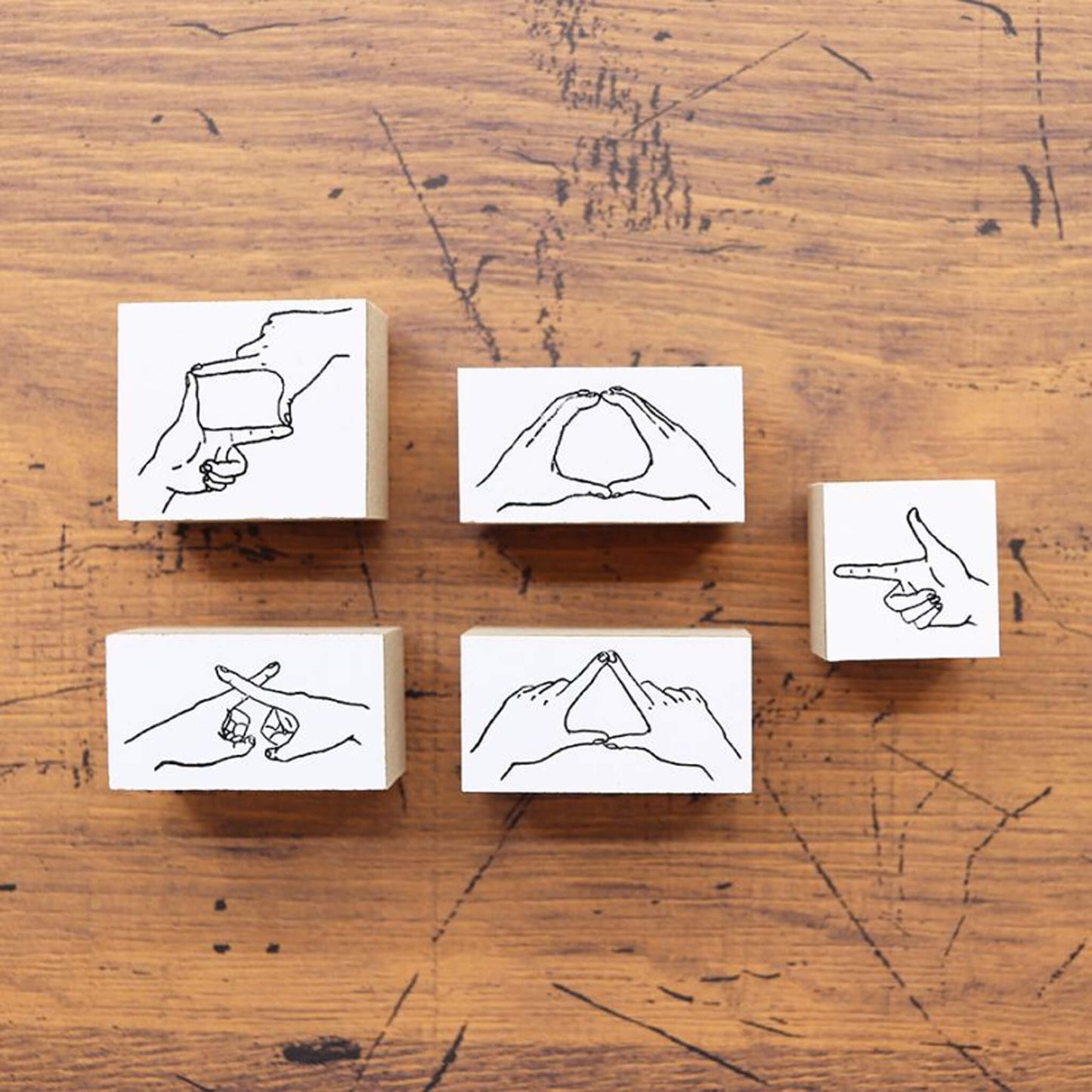 36 Sublo × Hoshino Shiho Rubber Stamps - Hand Marks