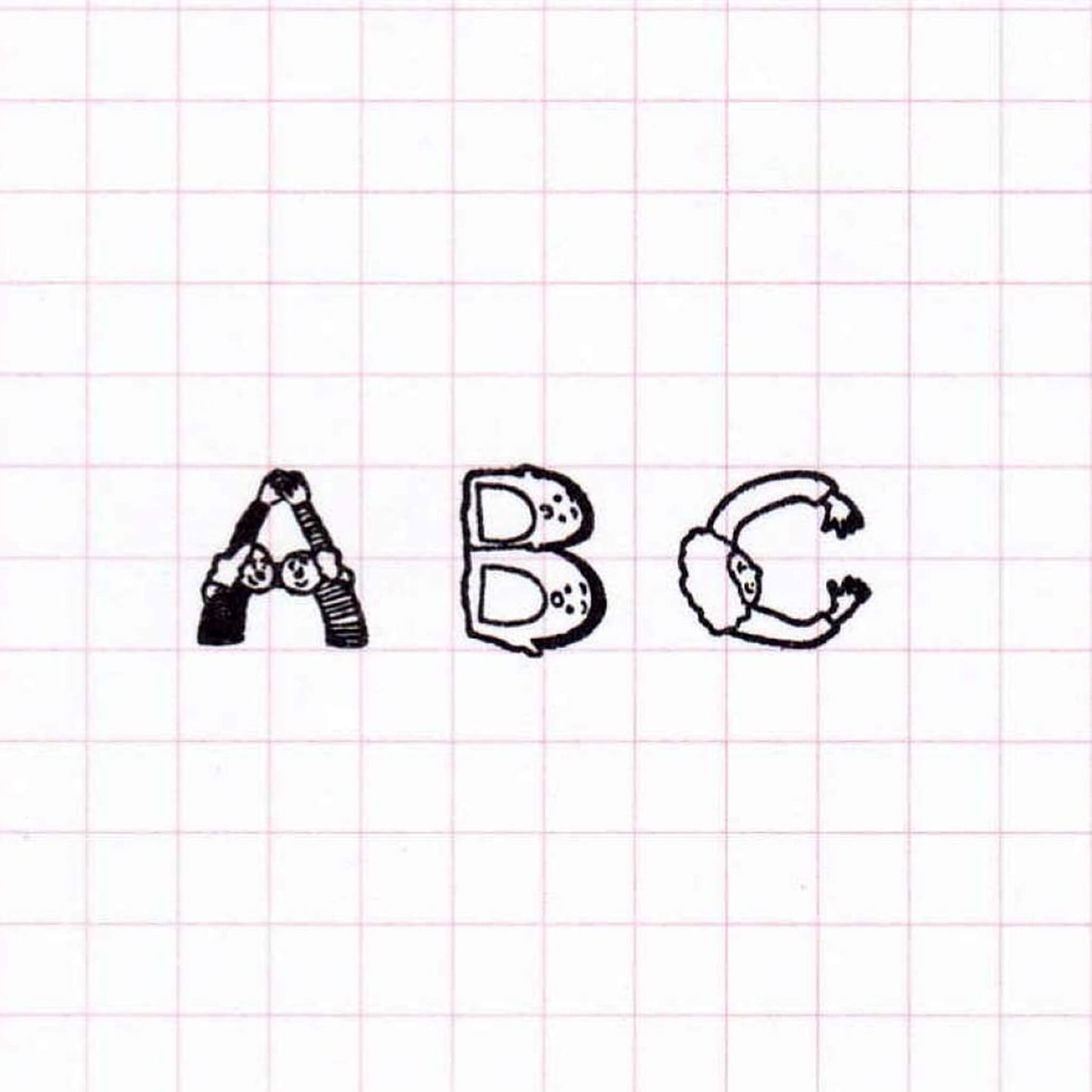 36 Sublo × Hoshino Shiho Alphabet Rubber Stamp Set
