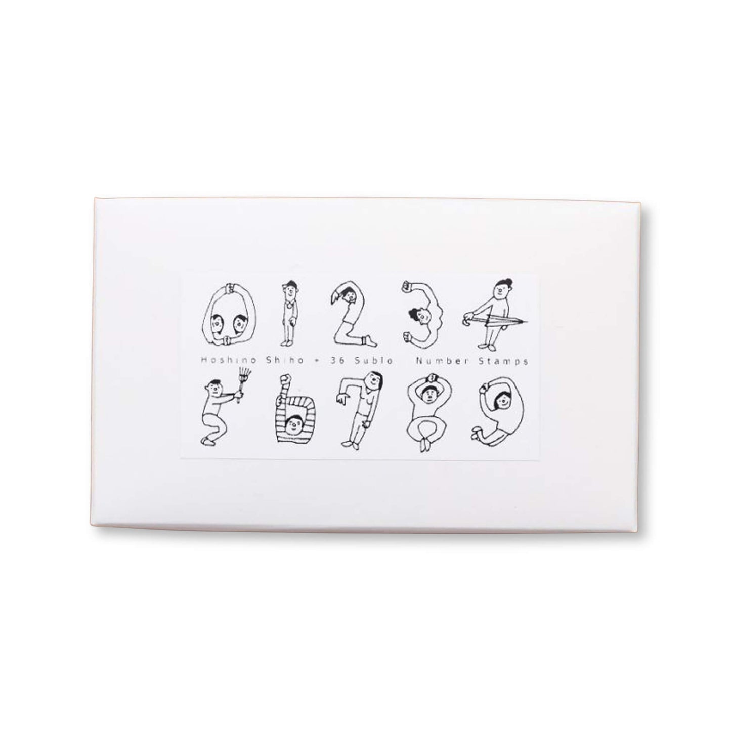 36 Sublo × Hoshino Shiho Number Rubber Stamp Set