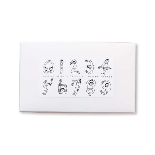 36 Sublo × Hoshino Shiho Number Rubber Stamp Set