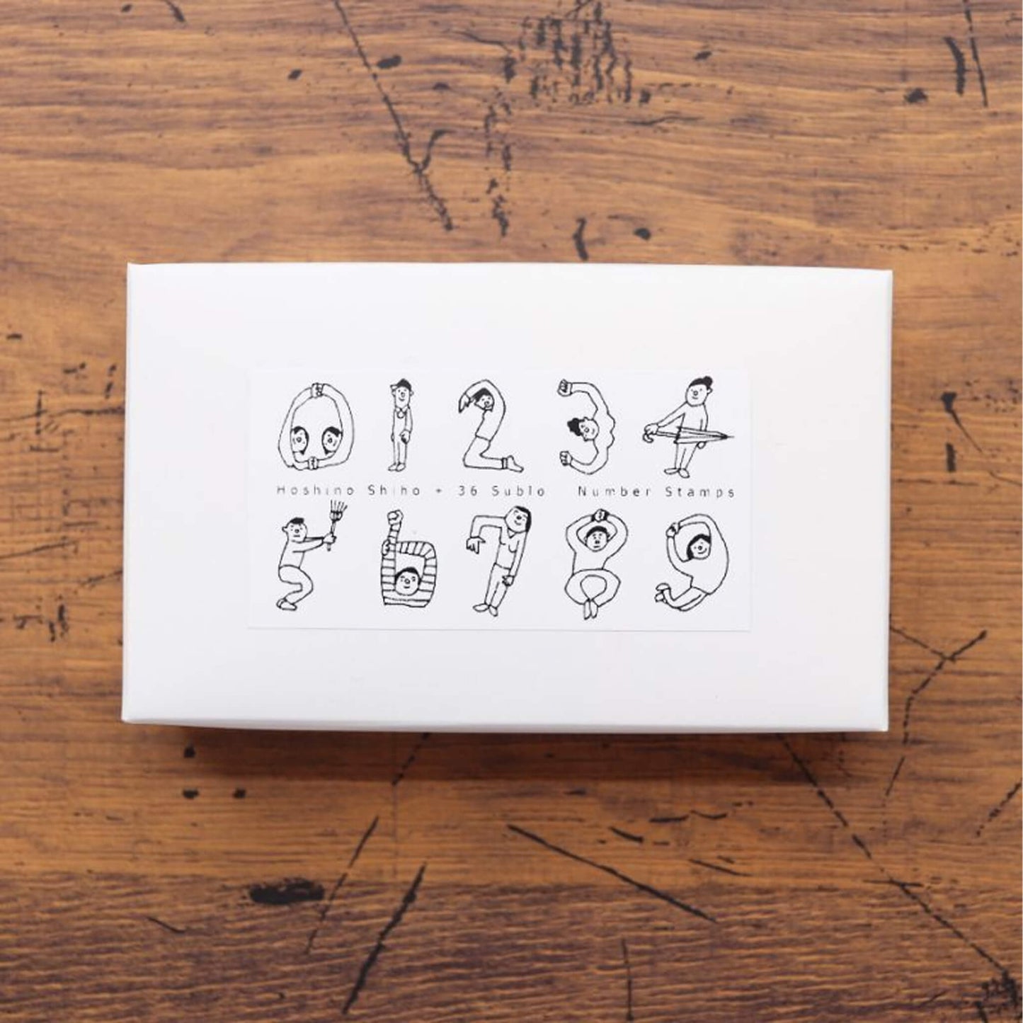 36 Sublo × Hoshino Shiho Number Rubber Stamp Set