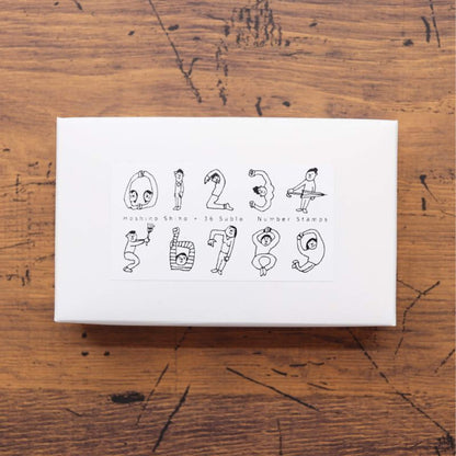 36 Sublo × Hoshino Shiho Number Rubber Stamp Set