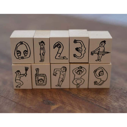 36 Sublo × Hoshino Shiho Number Rubber Stamp Set