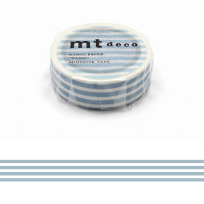 mt deco Washi Tape - Border - Ice [15mm] [Washi Tejp]