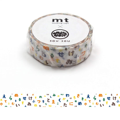mt × SOU.SOU Washi Tape - Iro wa Nioedo [15mm] [Washi Tejp]