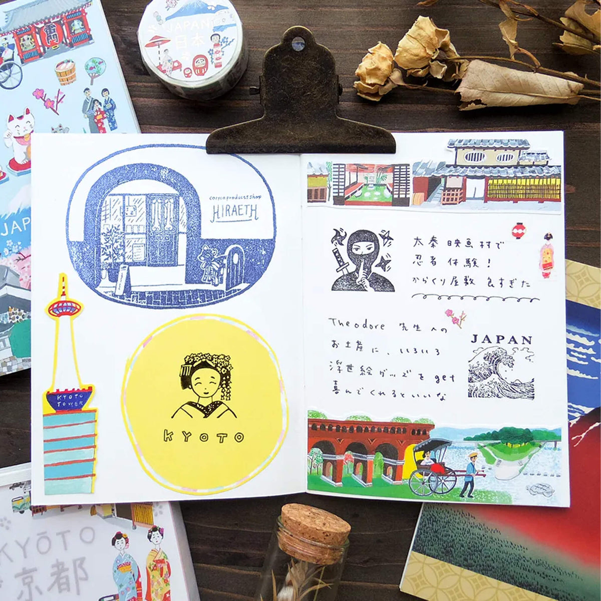 Cozyca Stamp Notebook A6 - JAPAN [Stämplingsvänlig anteckningsbok]