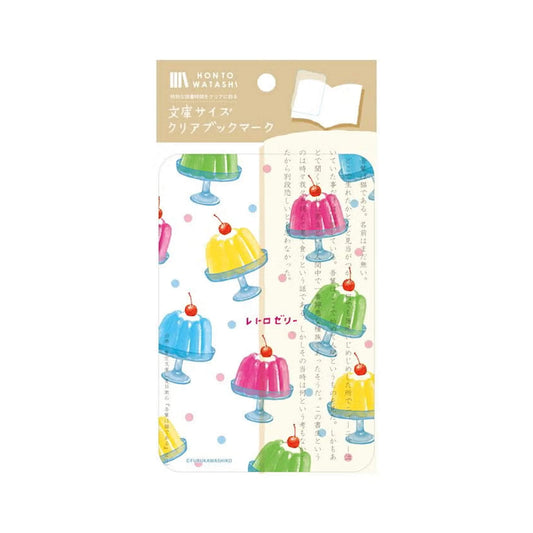 Fukukawa Shiko Clear Bookmark [A6] - Jelly - Hontowatashi [Bokmärke]