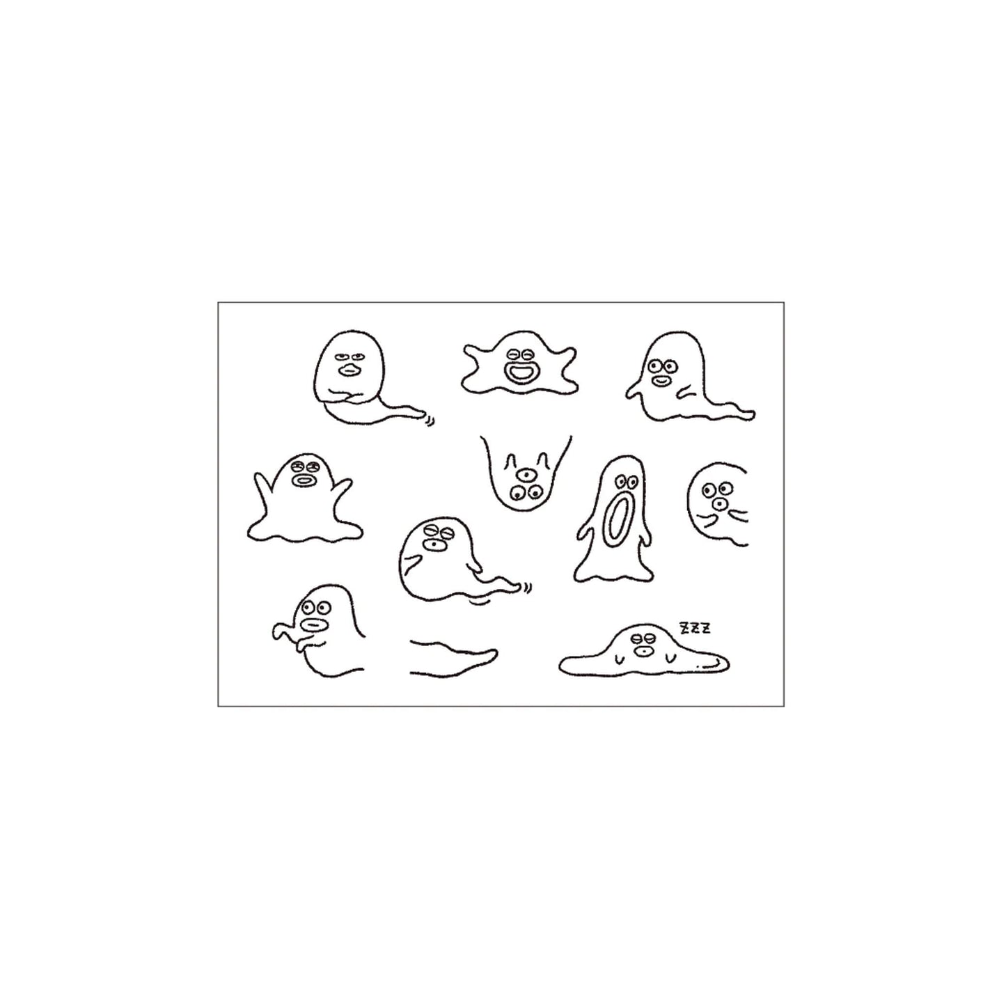 Mizushima × Keiko Shibata JIZAI Clear Stamp Log - Techo Moriage-tai Ghost