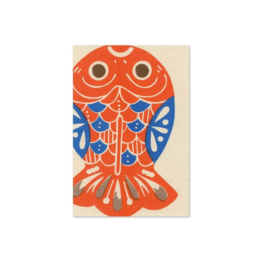 Active Corporation × Umeya / Mori Kanae Retro Printing Postcard - Kingyo [Vykort]