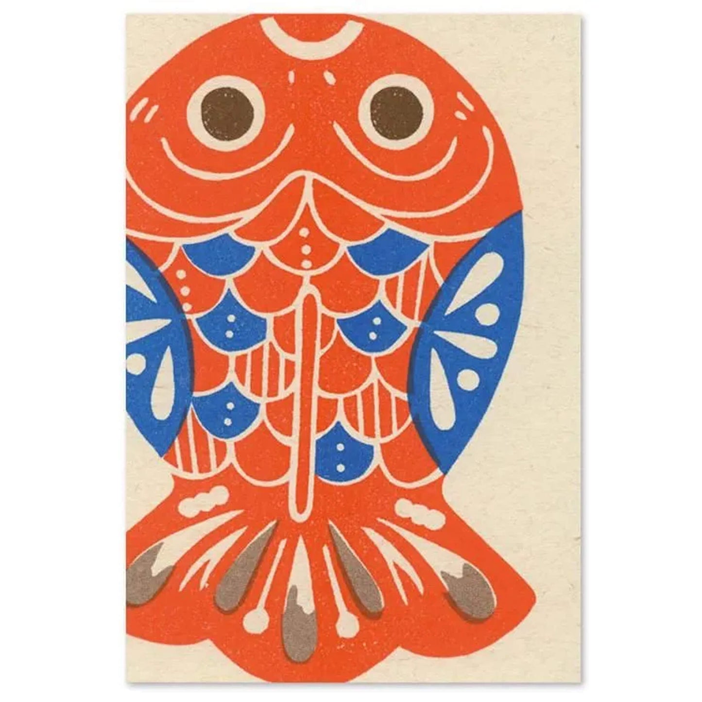 Active Corporation × Umeya / Mori Kanae Retro Printing Postcard - Kingyo [Vykort]