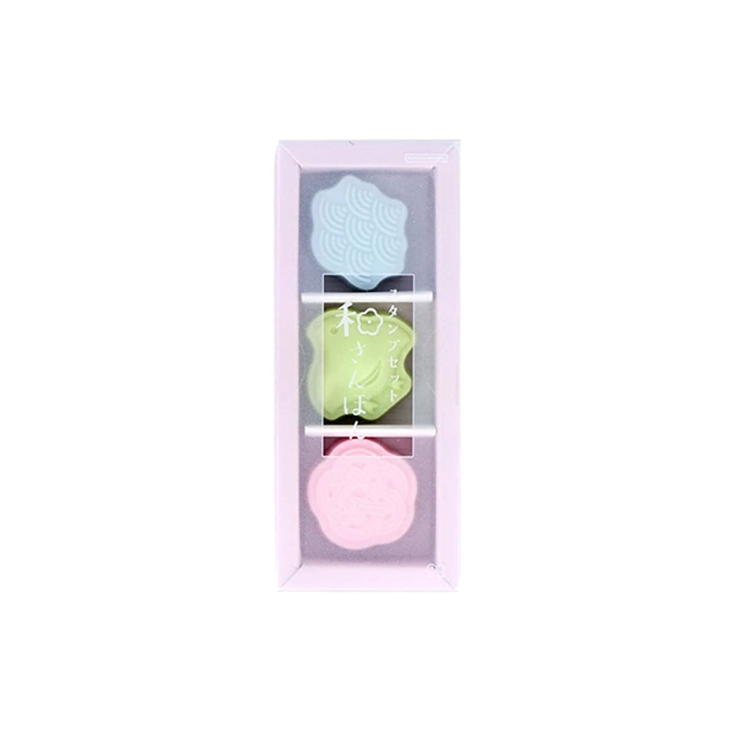 Sun-Star Wasanpon 3-Piece Stamp Set - Kotobuki