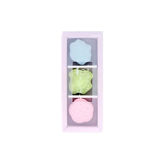 Sun-Star Wasanpon 3-Piece Stamp Set - Kotobuki [Gummistämpel]