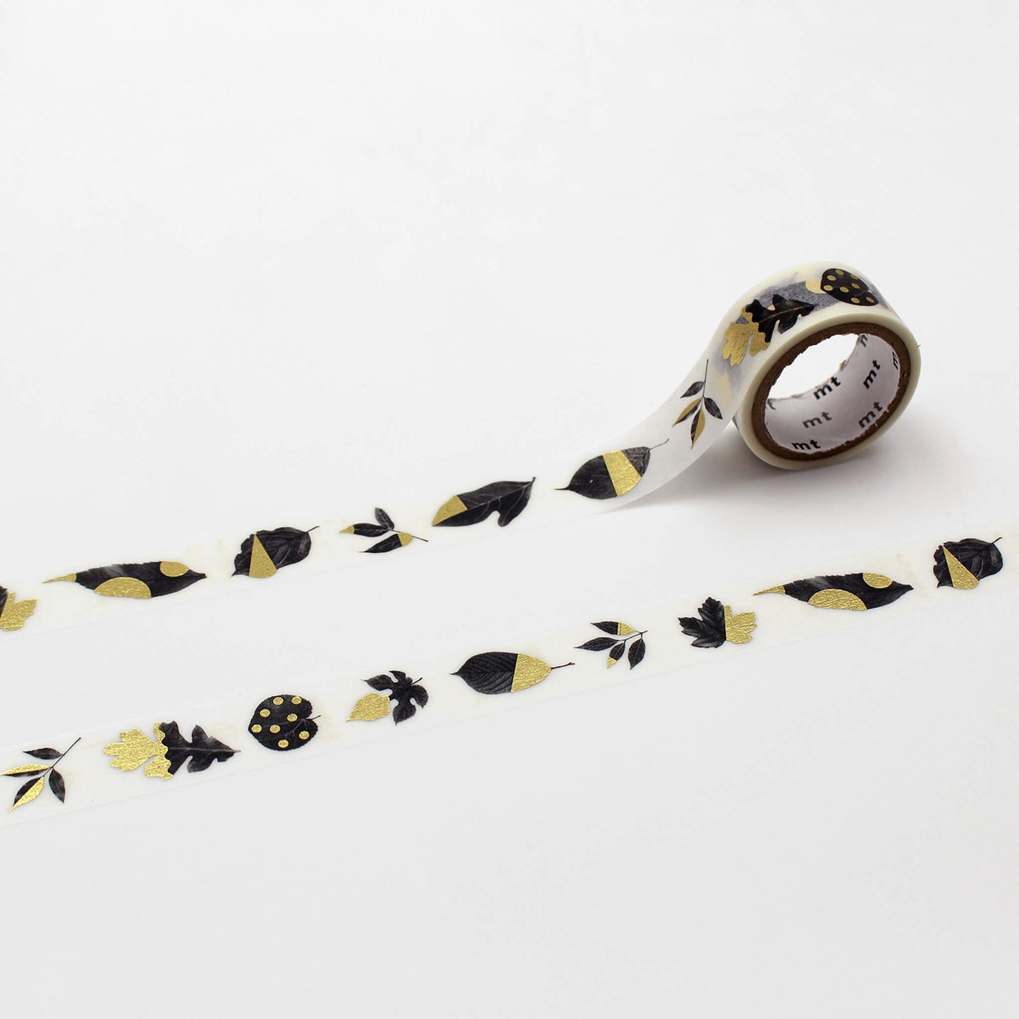 mt fab Foil Washi Tape - Leaf [15mm] [Washi Tejp]
