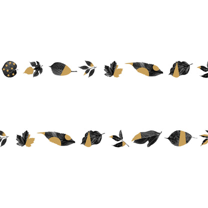 mt fab Foil Washi Tape - Leaf [15mm] [Washi Tejp]