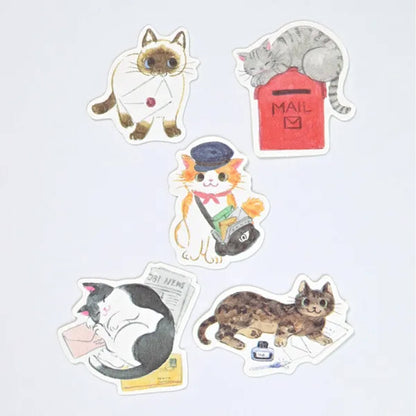 NB Nekorobi Flake Stickers - Letter Writing