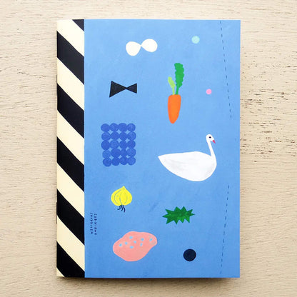 Cozyca Stamp Notebook A6 - Life Objects [Stämplingsvänlig anteckningsbok]