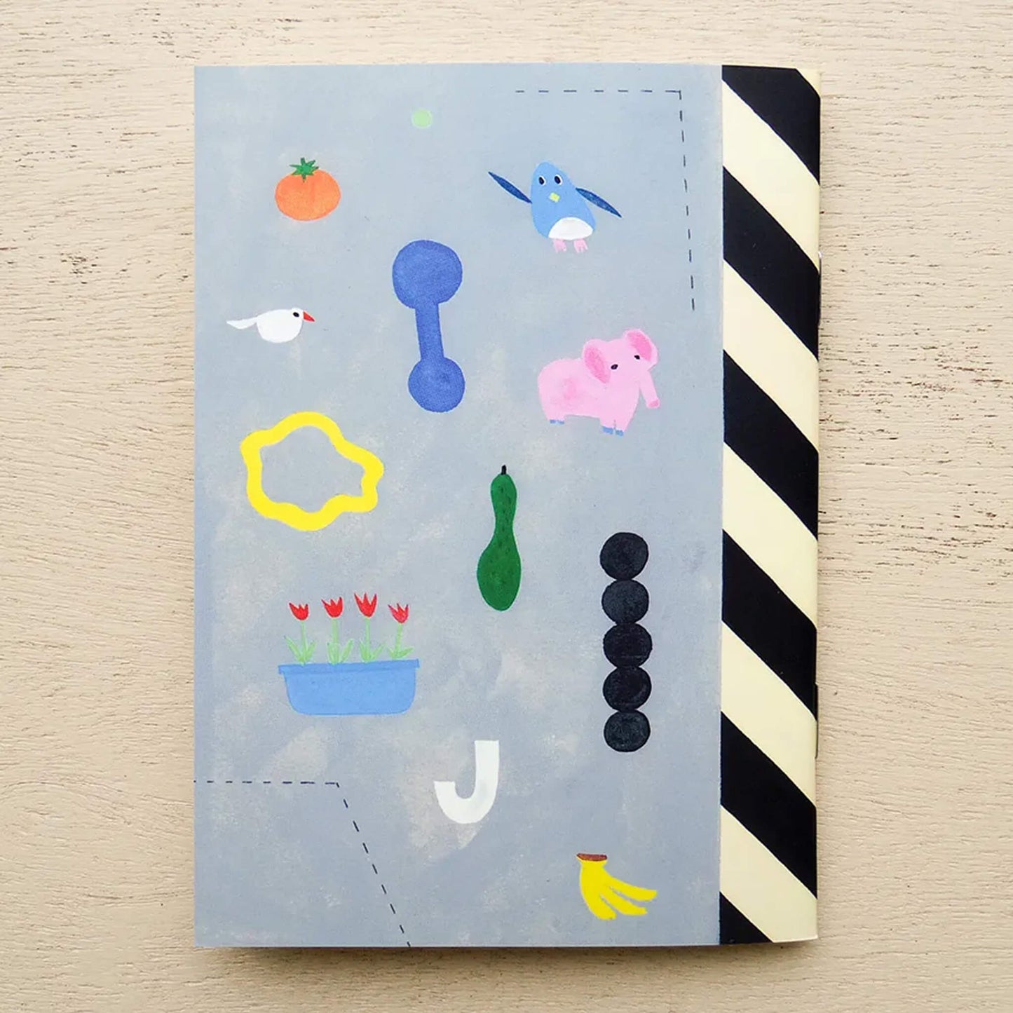 Cozyca Stamp Notebook A6 - Life Objects [Stämplingsvänlig anteckningsbok]