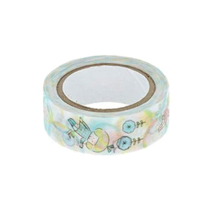 Sun-Star × Mizutama Washi Tape - Light Blue [Washi Tejp]