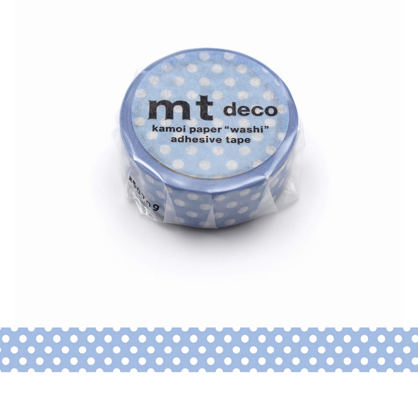 mt deco Washi Tape - Dot - Light Blue Purple [15mm] [Washi Tejp]