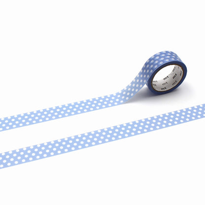 mt deco Washi Tape - Dot - Light Blue Purple [15mm] [Washi Tejp]