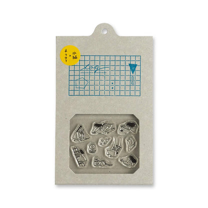 Mizushima × Necktie JIZAI Clear Stamp Log - Techo Moriage-tai Girls