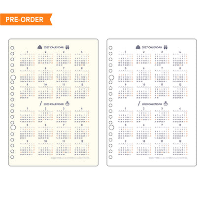 Kleid × Eric Small Things Loose Leaf Diary Refill 2027 [A5] [Lösblad / Pärm Refill]