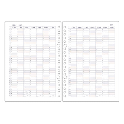 Kleid × Eric Small Things Loose Leaf Diary Refill 2027 [A5] [Lösblad / Pärm Refill]