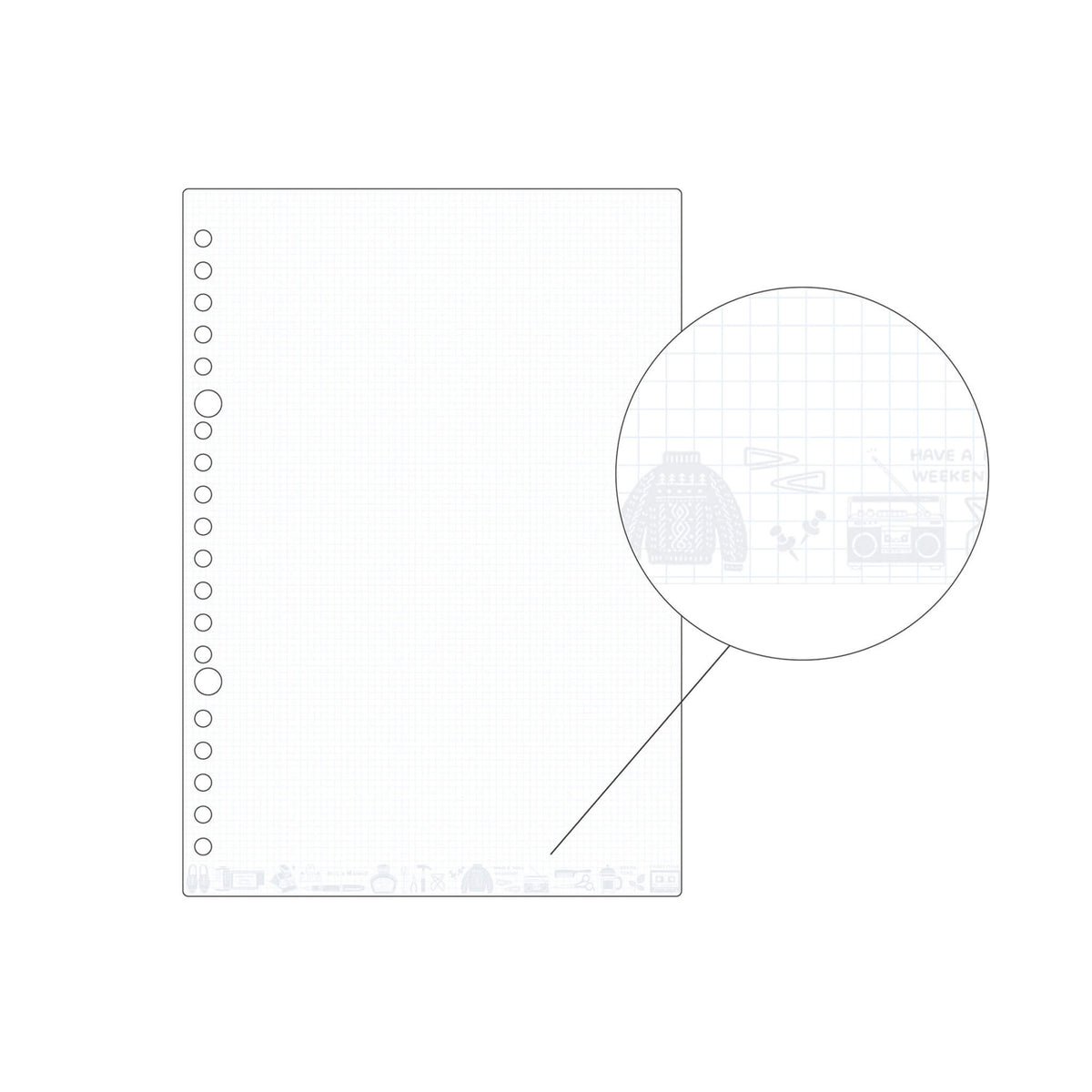 Kleid × Eric Small Things Loose Leaf Diary Refill 2027 [A5] [Lösblad / Pärm Refill]