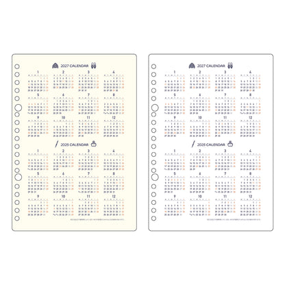 Kleid × Eric Small Things Loose Leaf Diary Refill 2027 [A5] [Lösblad / Pärm Refill]