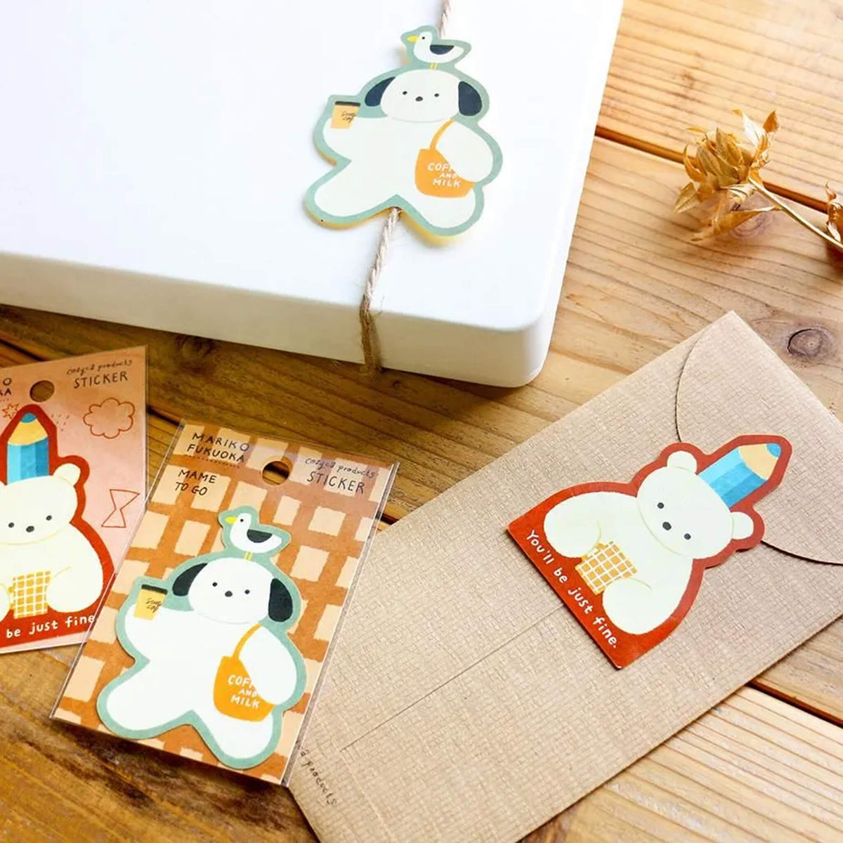 Cozyca Waterproof Sticker - MAME TO GO [Klistermärke]