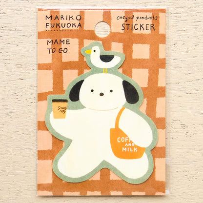 Cozyca Waterproof Sticker - MAME TO GO [Klistermärke]