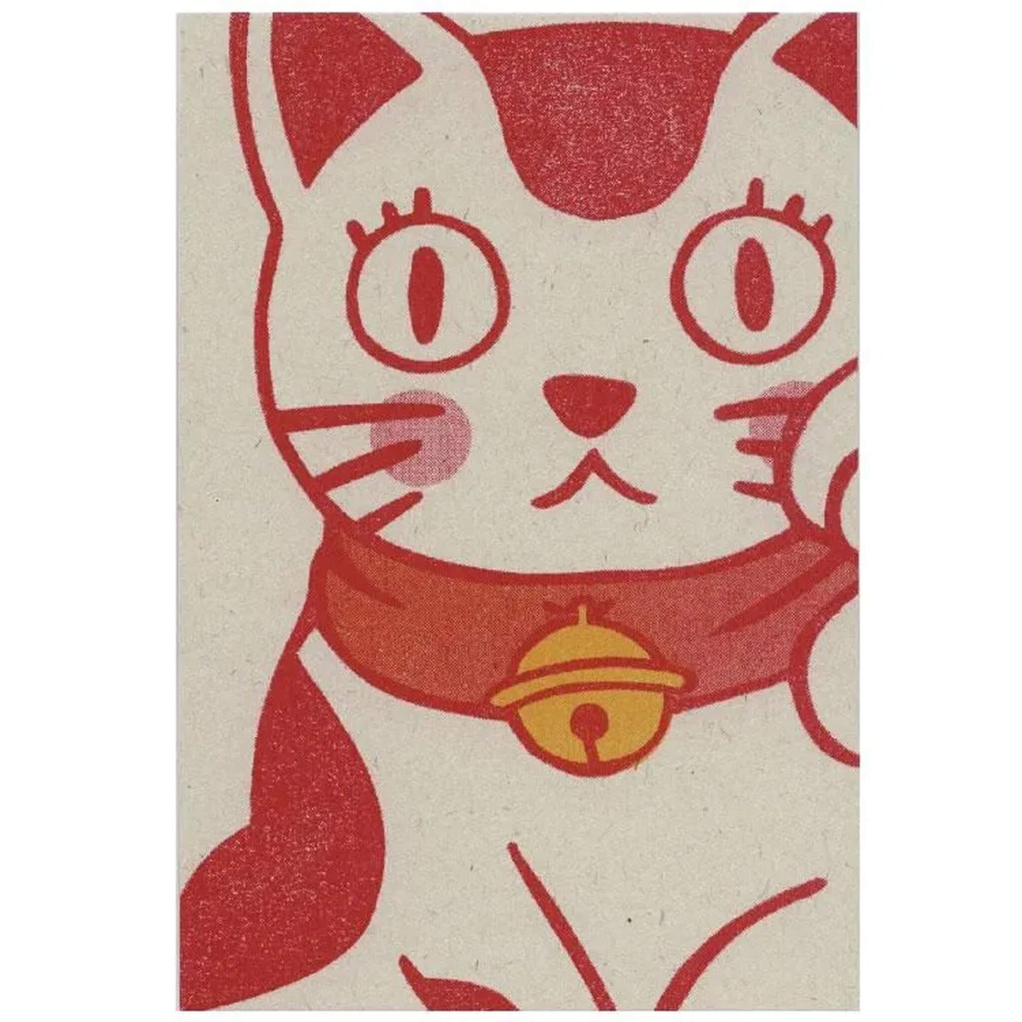 Active Corporation × Umeya / Mori Kanae Retro Printing Postcard - Maneki Neko [Vykort]