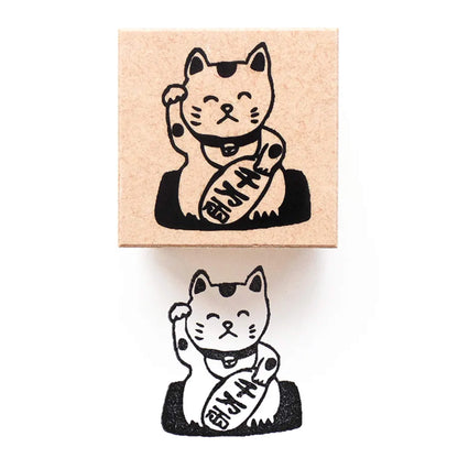 Cozyca Rubber Stamp - Maneki-neko [Gummistämpel]
